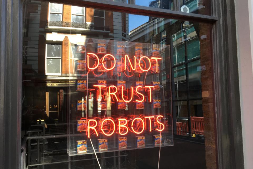 Do Not Trust Robots Image